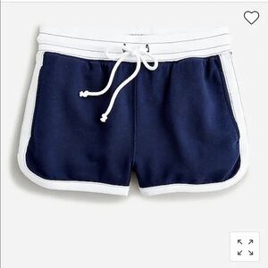 University terry drawstring short